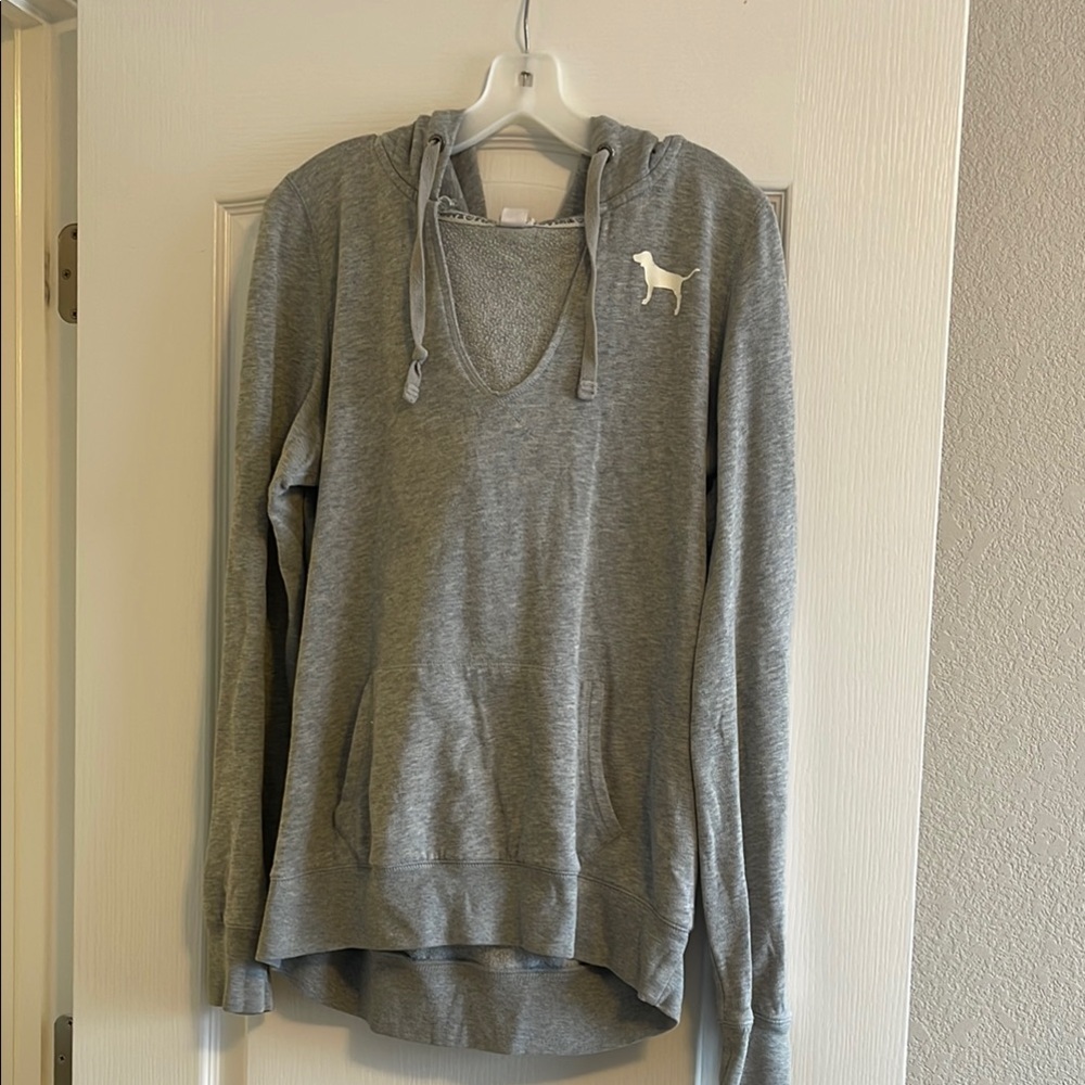 Gray Women's Hoodie Sweater